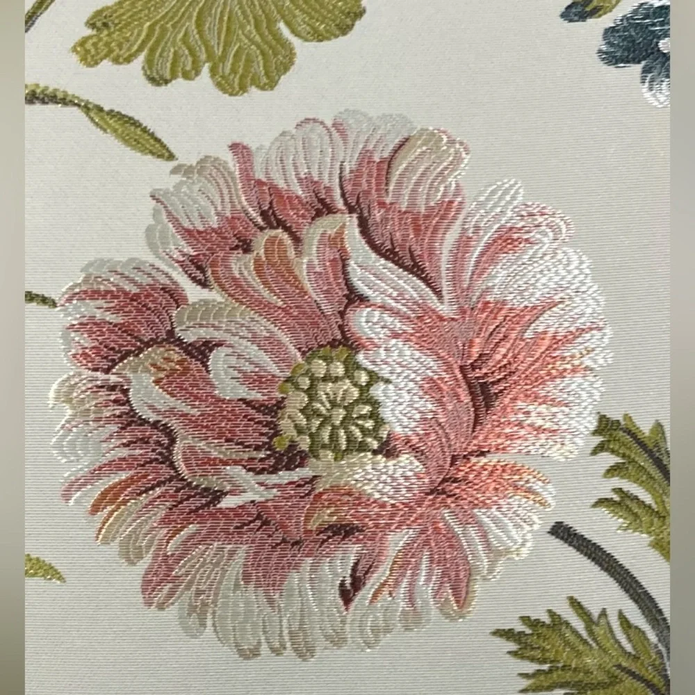 Croscill Daphne Pillow Square Embroidered Floral Pillow 17